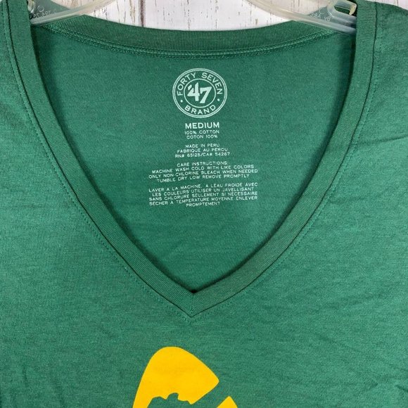 Green Bay Packers‎ GB NFL 47 Medium Green Casual Tshirt New Women - Picture 3 of 7